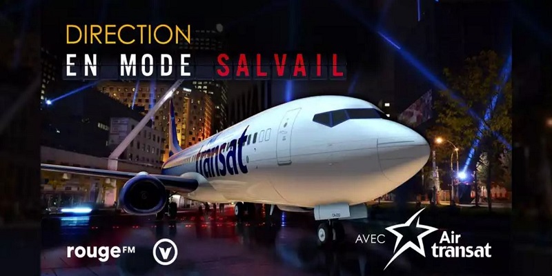 Concours Direction En mode Salvail avec Air Transat !