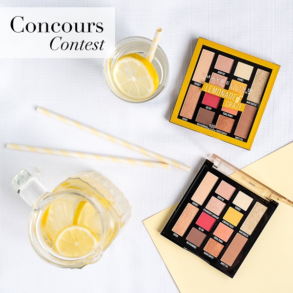 Concours Gagnez la nouvelle palette d’ombres à paupières parfumée Lemonade Craze!