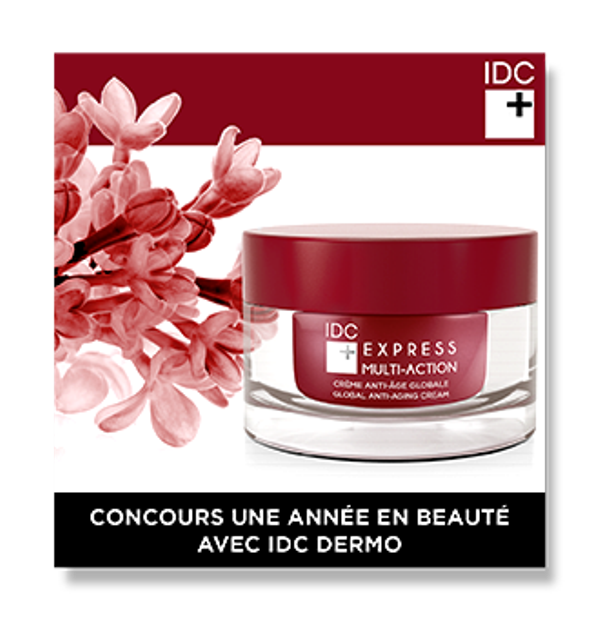 Concours Gagnez un rituel beauté complet pour une année de produits IDC Dermo!