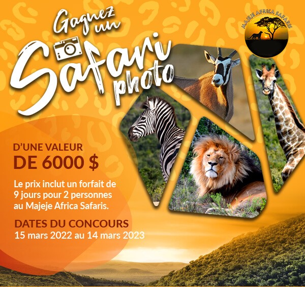 Concours Gagnez un Safari Photo