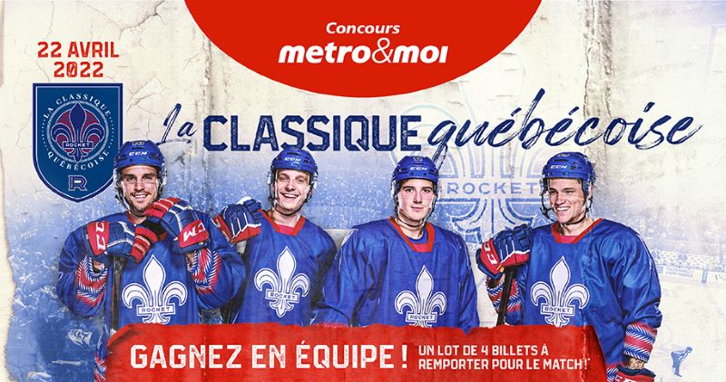 Concours Metro, fier partenaire du Rocket de Laval!