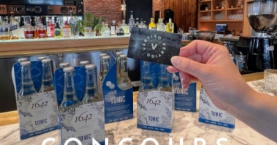 Concours une caisse complète de tonic 1642 EN PLUS d'une carte-cadeau de 100$ à dépenser chez Restaurants Vertigo!