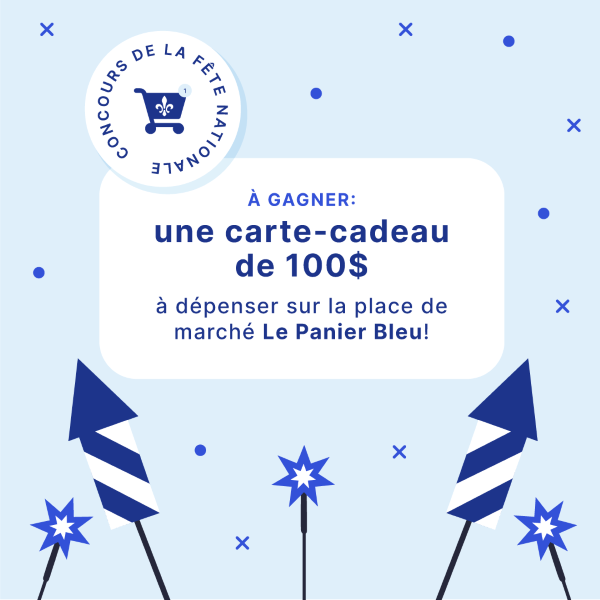 Concours Gagnez une carte-cadeau Le Panier Bleu d'une valeur de 100$!